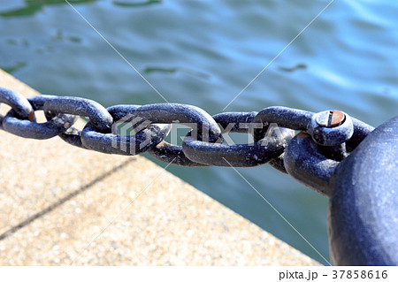 転落防止チェーン　鉄製チェーン　 37858616