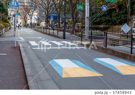道路標示　スピード減速 37858943