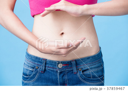 woman cares for her body woman cares for her body 37859467