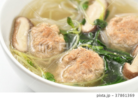 肉団子の春雨スープ 37861369