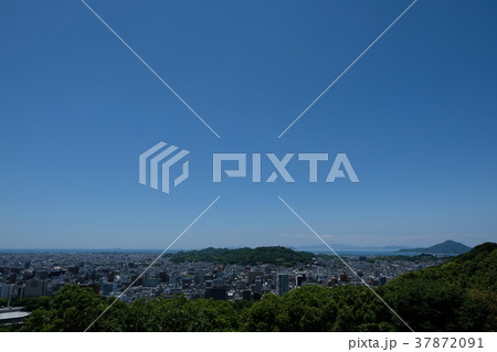 松山城本丸から見た道後平野 37872091