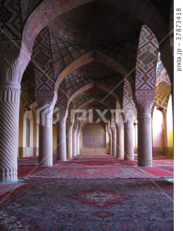 Interior of Nasir ol Molk Mosque, Shiraz 37873418