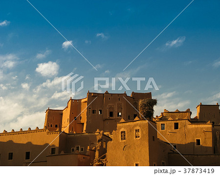 View to Ouarzazate old city , Crane nest Morocco 37873419