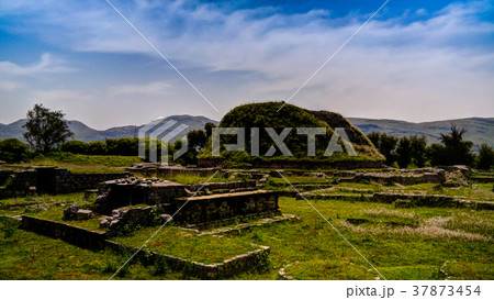 Dharmarajika stupa in Taxila ruins Pakistan Dharmarajika stupa in Taxila ruins Pakistan 37873454
