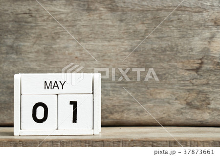 White block calendar present date 1 and May White block calendar present date 1 and May 37873661