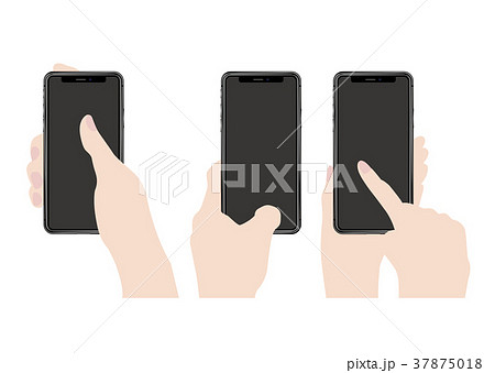 スマートフォンを操作する手 37875018