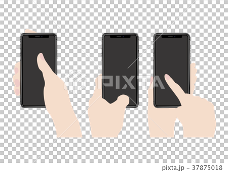 スマートフォンを操作する手 37875018