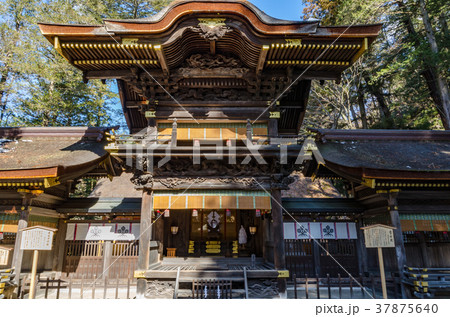 信州の神社仏閣　諏訪大社下社春宮　長野県諏訪郡下諏訪町 37875640