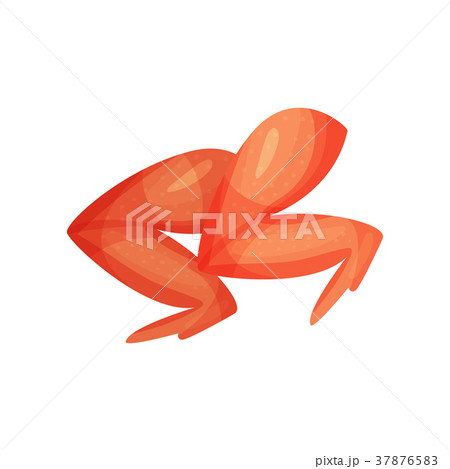 Smoked chicken wings meat product cartoon vector 37876583
