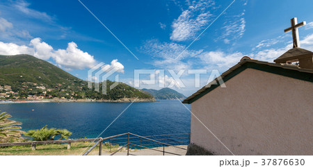 Beach and Coast of Bonassola - Liguria - Italy Beach and Coast of Bonassola - Liguria - Italy 37876630