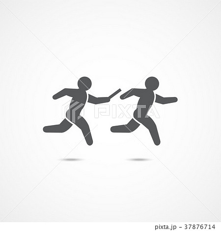 Relay Race Icon のイラスト素材