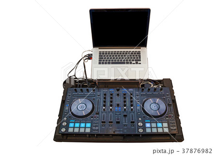 DJ console for experiments with music DJ console for experiments with music 37876982