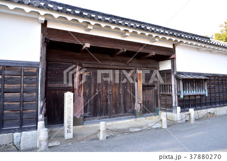 国史跡赤穂城跡　大石良雄宅跡長屋門　赤穂浪士 37880270