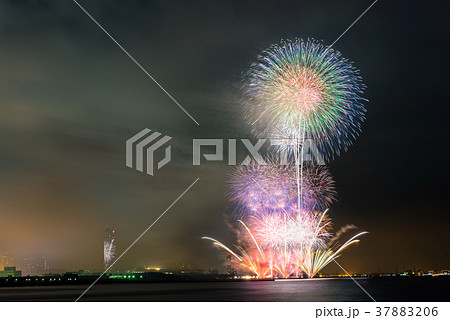 幕張ビーチ花火フェスタ 2017年8月撮影 37883206