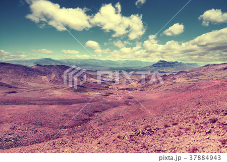 Moroccan desert scenic landscape. Moroccan desert scenic landscape. 37884943