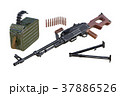 Military weapon disassembled view 37886526