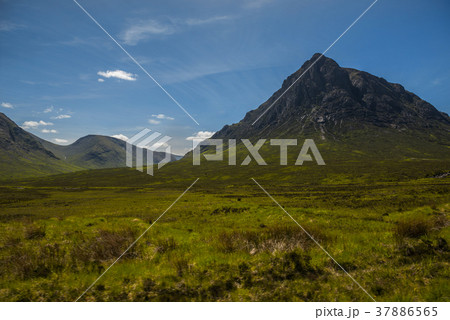 Mountain landscape in the Glencoe area in Scotland 37886565