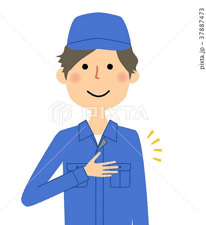 作業服の男性　おまかせ 37887473