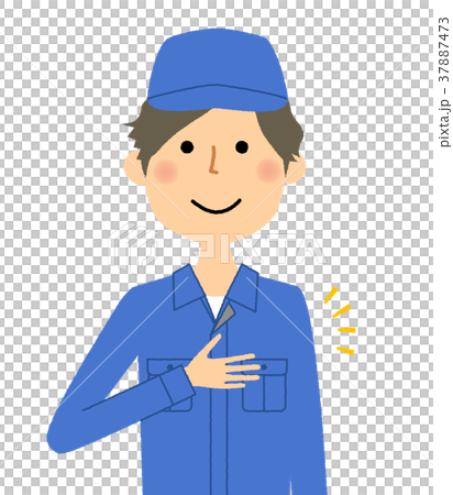 作業服の男性　おまかせ 37887473