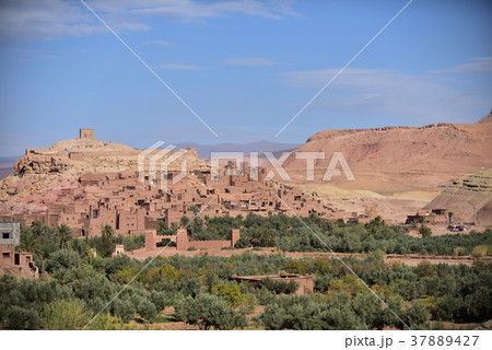 モロッコ　アイト・ベン・ハッドゥ　世界遺産 37889427