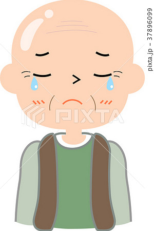 はげたつるピカおじいさん　泣く 37896099