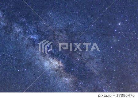 Milky way galaxy and space dust in the universe 37896476