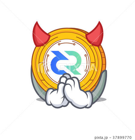 Devil Decred coin mascot cartoonのイラスト素材 [37899770] - PIXTA