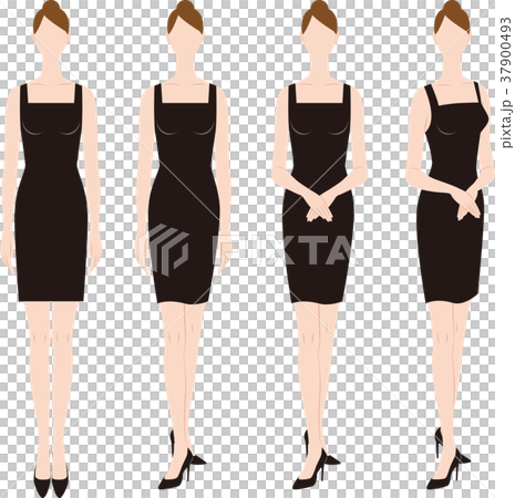 Standing woman wearing high heels 37900493