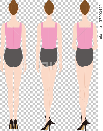 Standing woman wearing high heels Standing woman wearing high heels 37900496