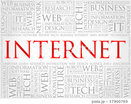 Internet word cloud collage 37900769