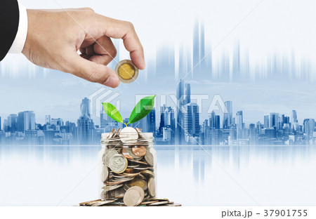 Saving money and investment concept 37901755