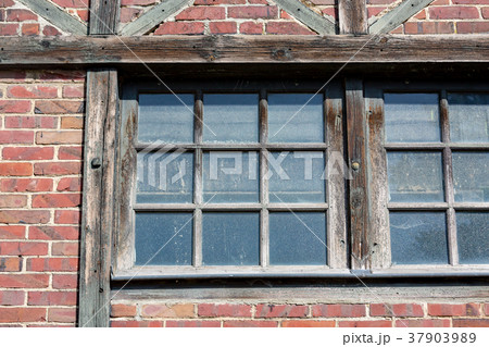 Old half-timbered window Old half-timbered window 37903989