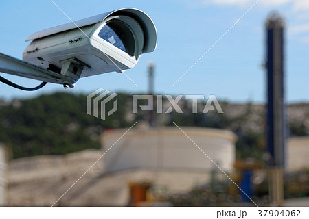 CCTV camera system for industrial site protection 37904062
