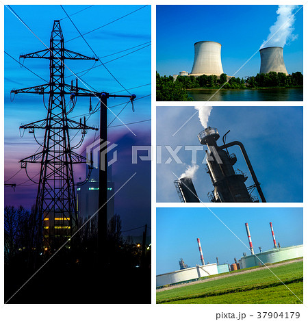 Collage of Power and energy concepts 37904179