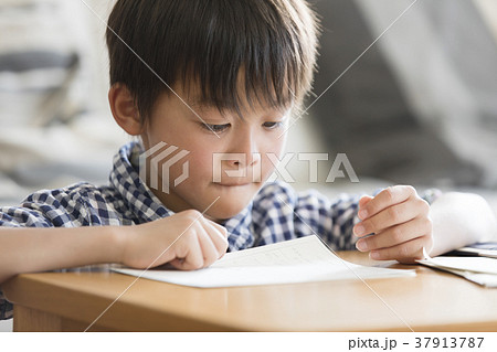 小学生 勉強 真剣 小学生 勉強 真剣 37913787