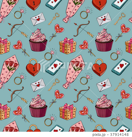 Vector illustration of a seamless pattern of Vector illustration of a seamless pattern of 37914148