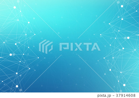 Geometric graphic background molecule and 37914608