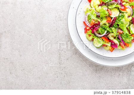 Salad of fresh vegetables. Italian cuisine 37914838