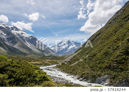 マウントクック国立公園のフッカーバレートラック 37916244