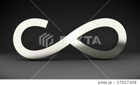 Abstract background with metal infinity signのイラスト素材 [37927308] - PIXTA