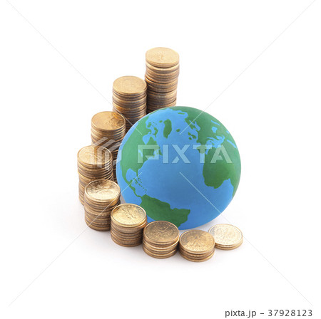 World standing on money  37928123