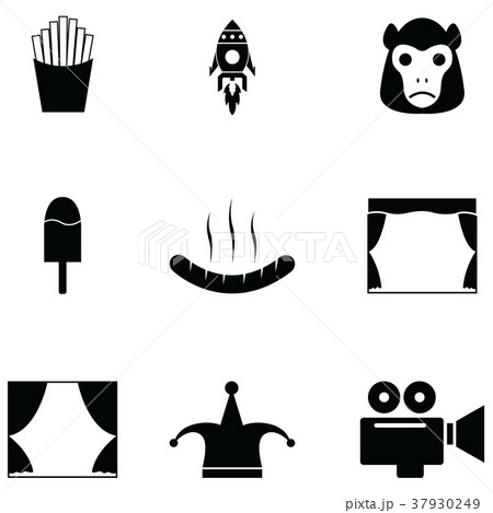 carnival icon set 37930249