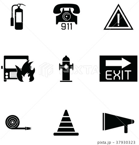 emergency icon set emergency icon set 37930323