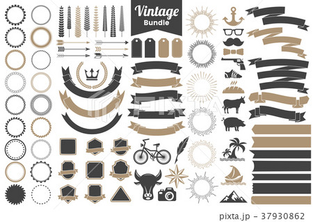 Vintage Retro Vector Logo for banner 37930862