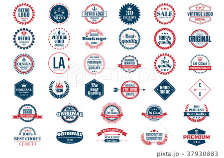 Vintage Retro Vector Logo for banner 37930883