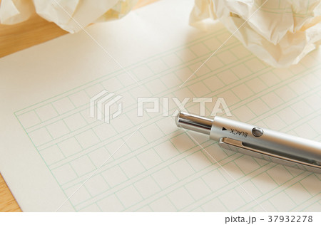 原稿用紙　文章　マス目 37932278