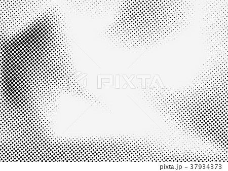 Dotted halftone grey and black background template 37934373