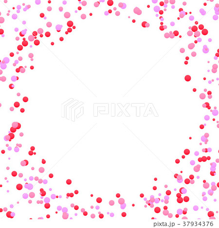 Gentle pink to red color abstract confetti 37934376