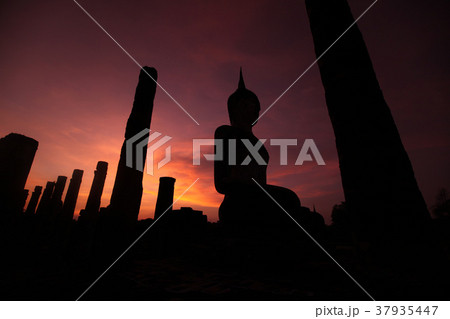 ASIA THAILAND SUKHOTHAI TEMPLE MAHATHAT 37935447