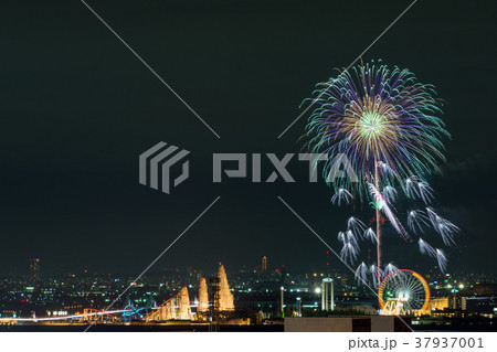 うみてらすから見た長島の花火 うみてらすから見た長島の花火 37937001